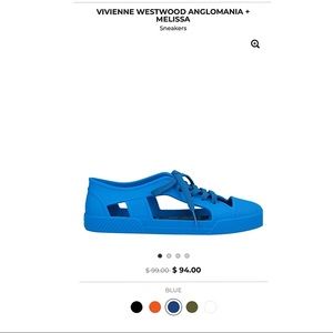 Blue Vivienne Westwood + Melissa Sneaker - Size 10